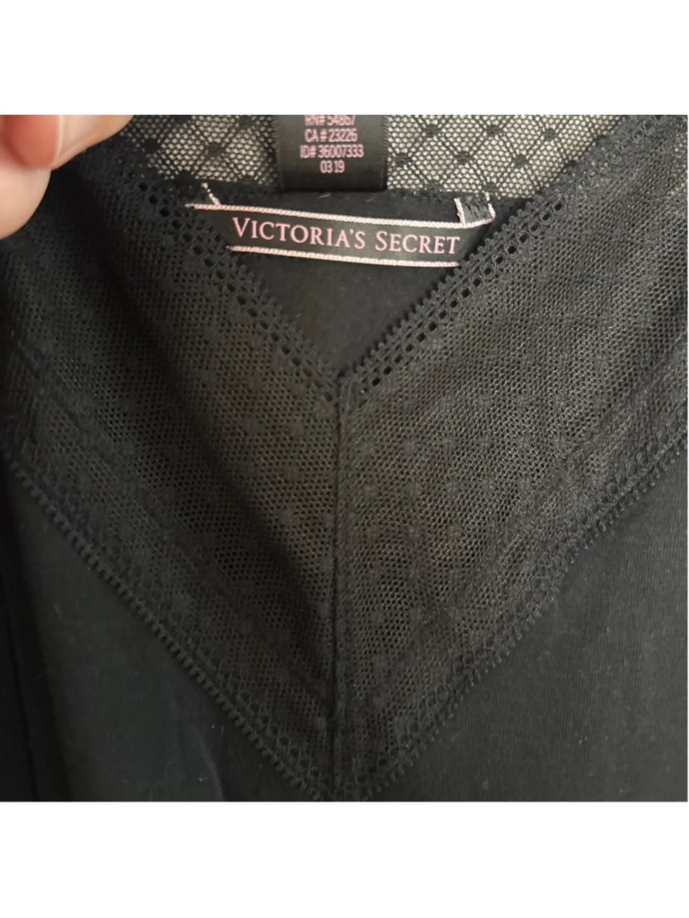 Women's Victoria's Secret Black Pajama Romper M